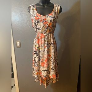 Floral Sleeveless Dress - Multicolor